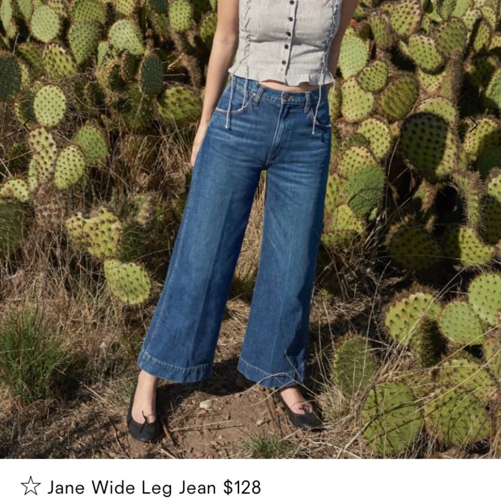 Brand NEW* Reformation Jane wide leg jeans 26!